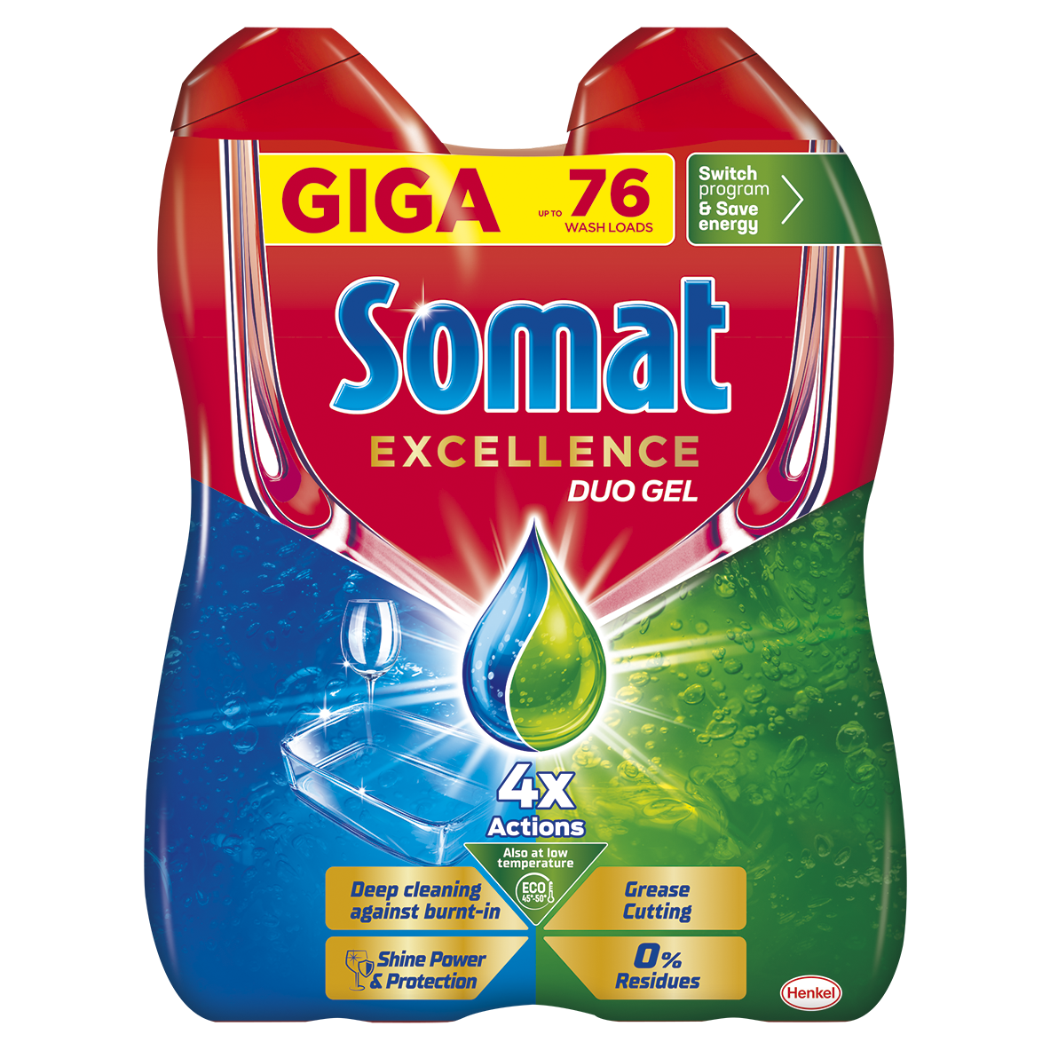 Somat Excellence Duo gél (76 dávok) 1368 ml