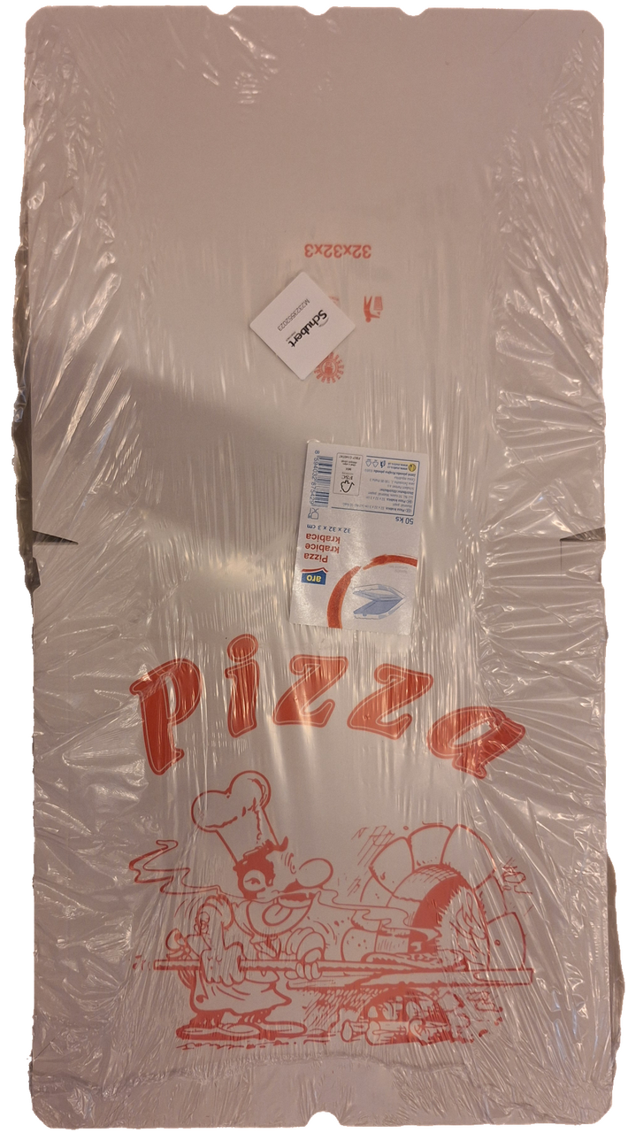 aro Krabica na pizzu 32 x 32 x 3 cm 50 ks