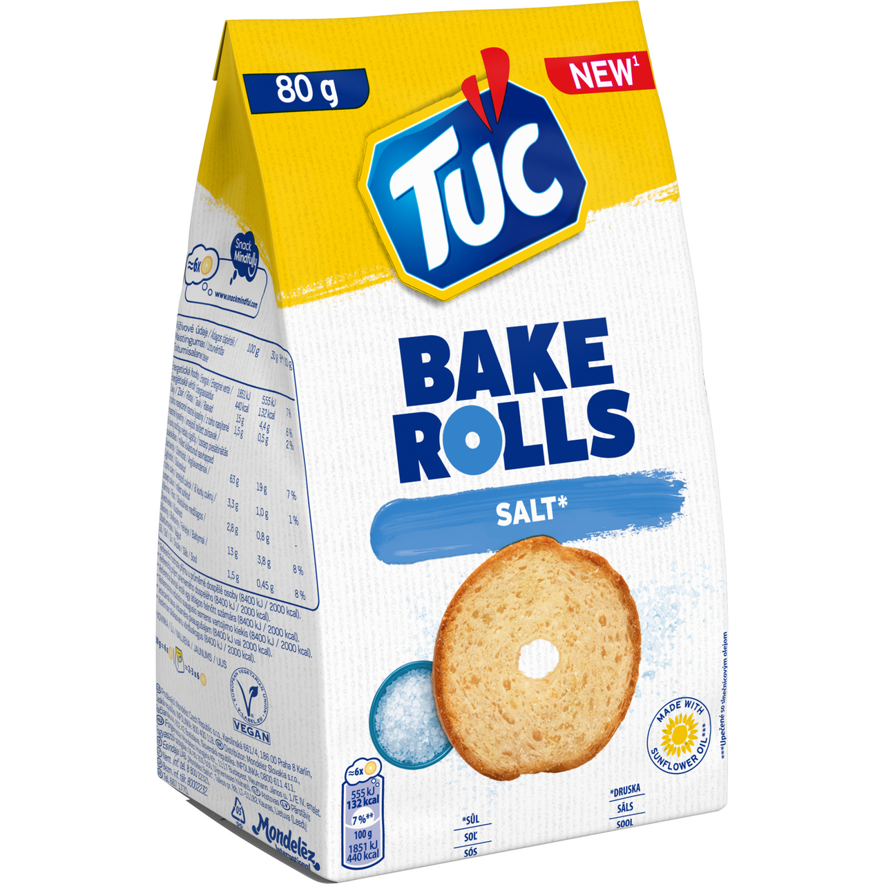 TUC Bake Rolls soľ 80 g