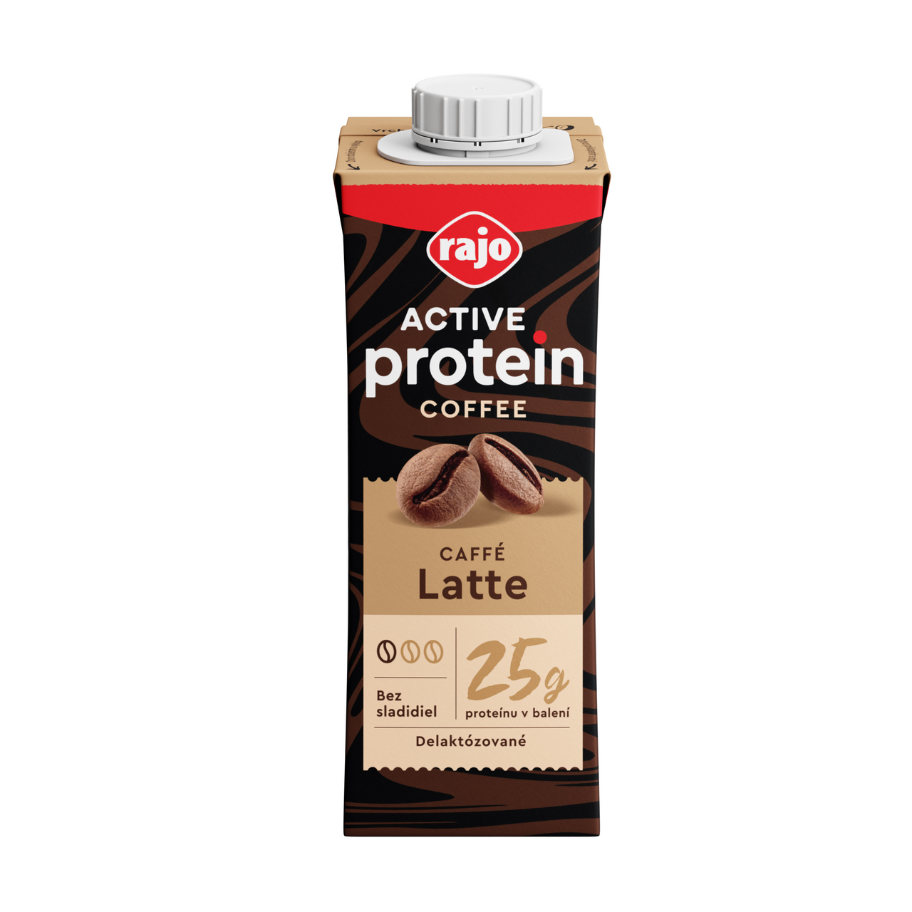 rajo ACTIVE Protein drink caffé latte chlad. 250 ml