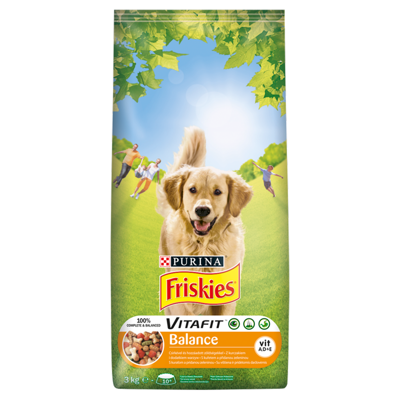 Friskies Vitafit Balance Granuly s kuracím mäsom a zeleninou 3 kg