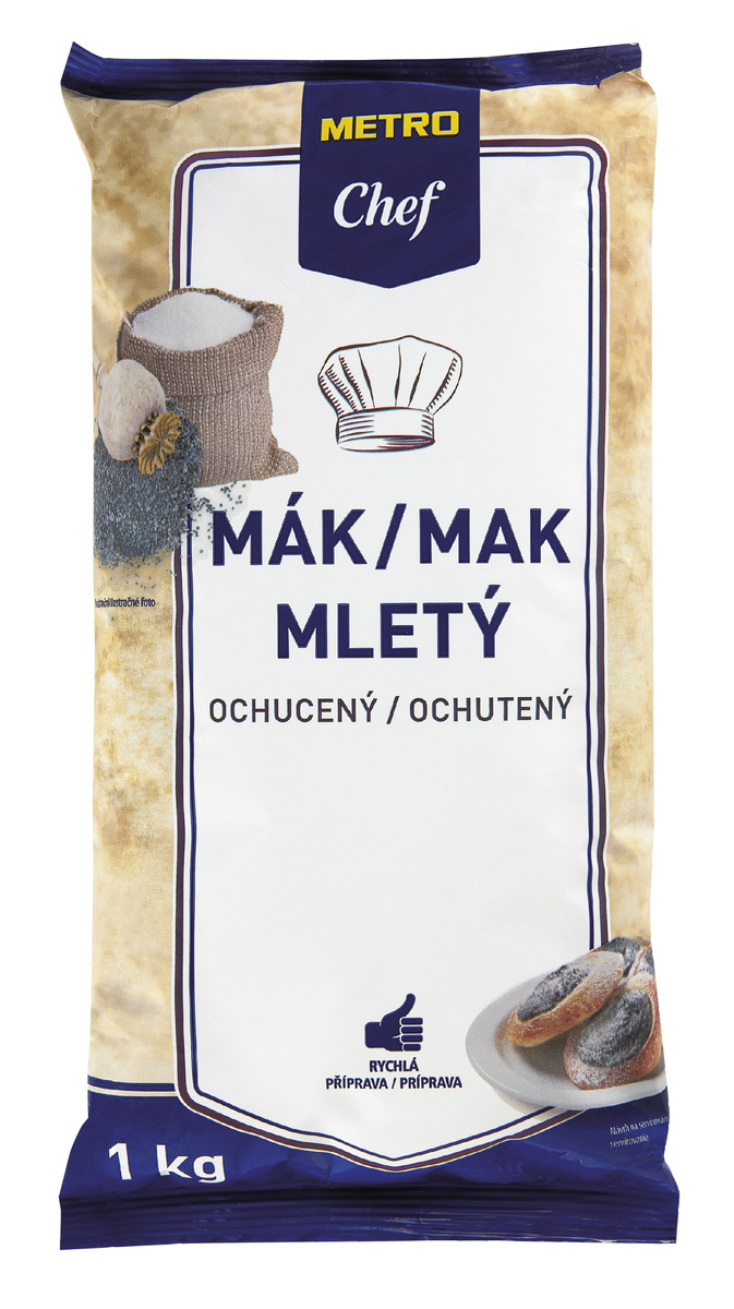 METRO Chef Mak mletý ochutený CZ 1 kg