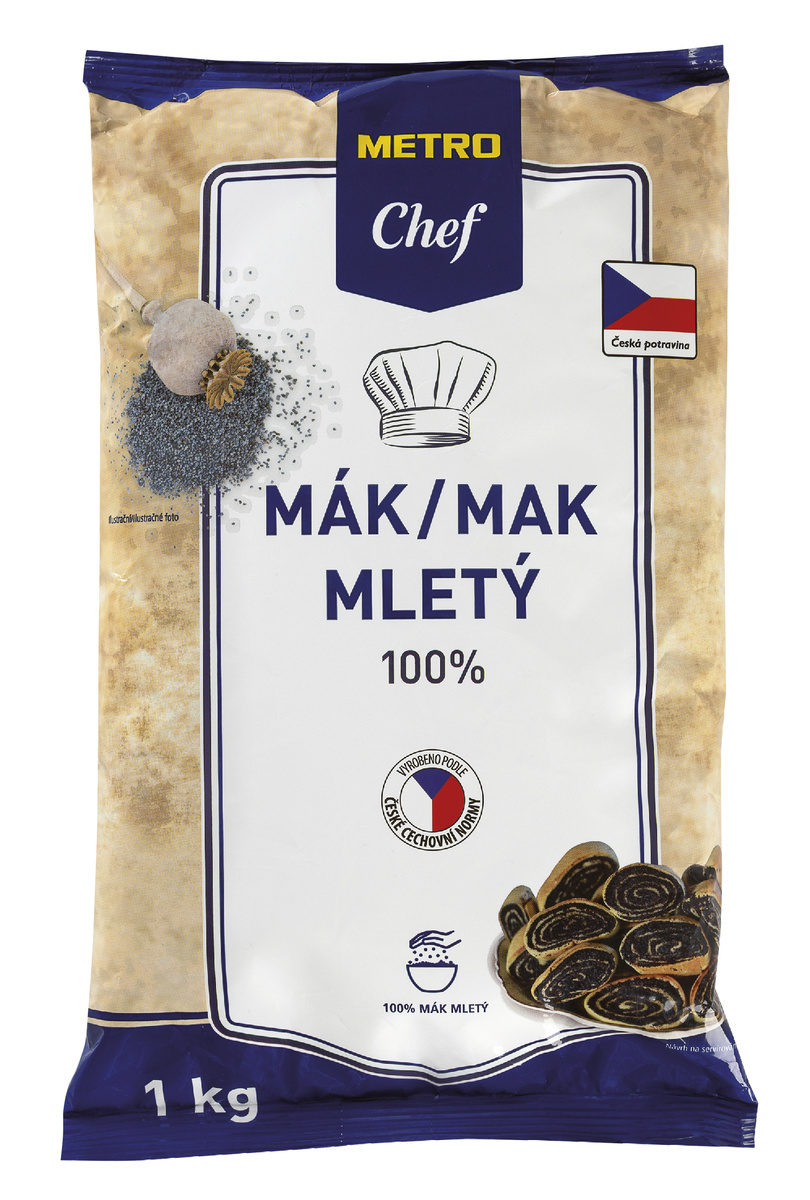 METRO Chef Mak mletý 100% CZ 1kg