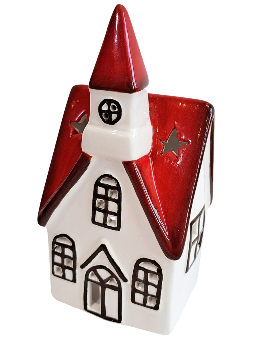 Flexio Domček LED porcelánový 223153 1 ks