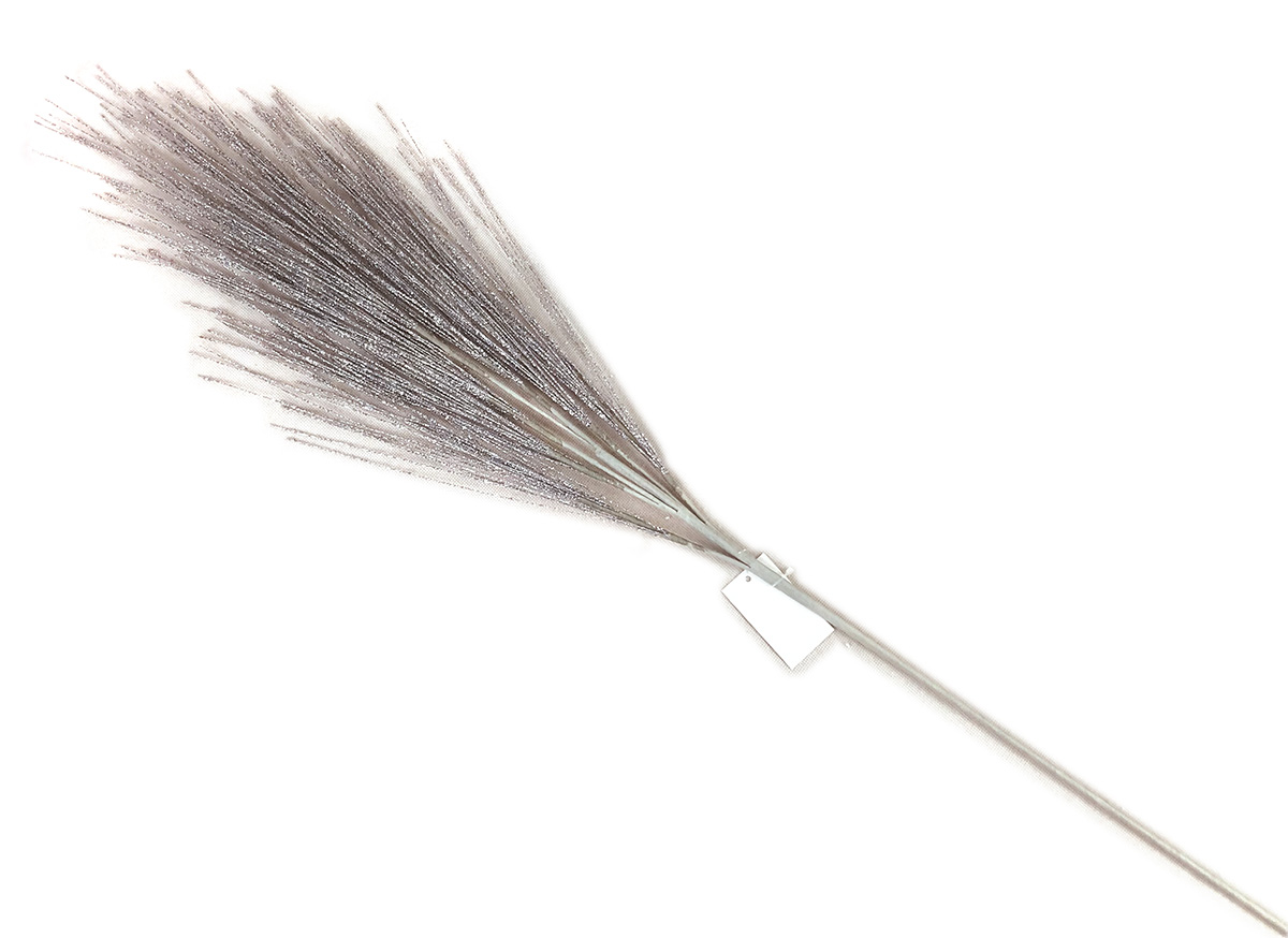 Flexio Dekorácia kvet 4 strieborný 223214 1 ks