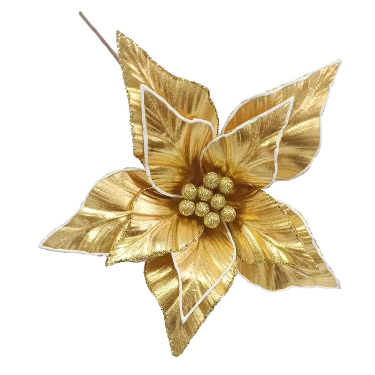 Flexio Dekorácia kvet DIA 34 cm zlatý 223197 1 ks