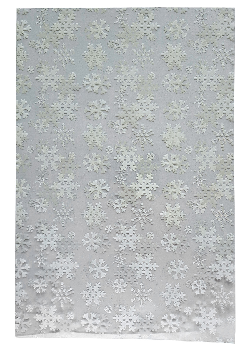 Flexio Vrecko celofánové Vločky biele 20 x 32 cm 1 ks