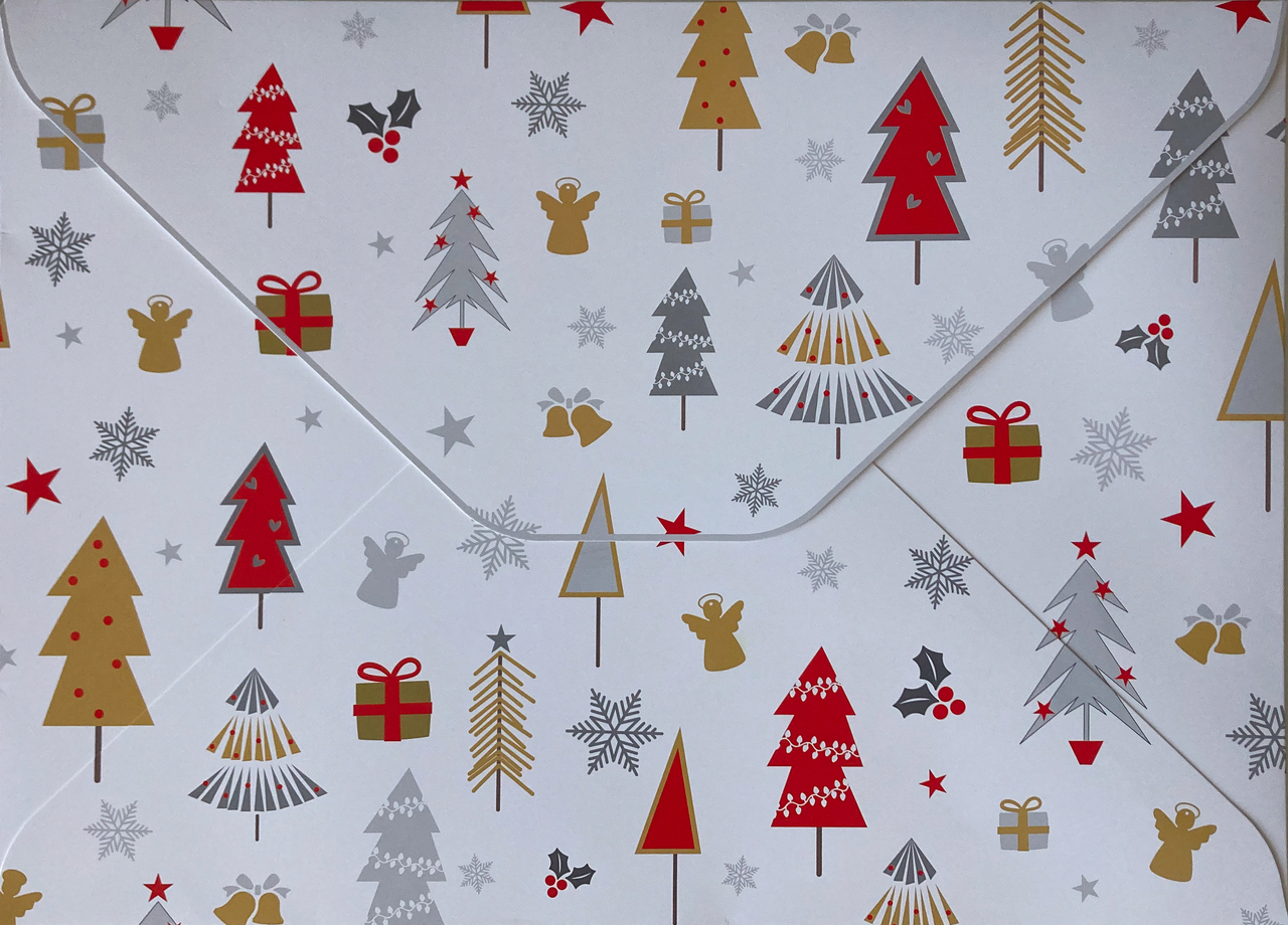 Flexio Vianočná obálka A4 1 ks