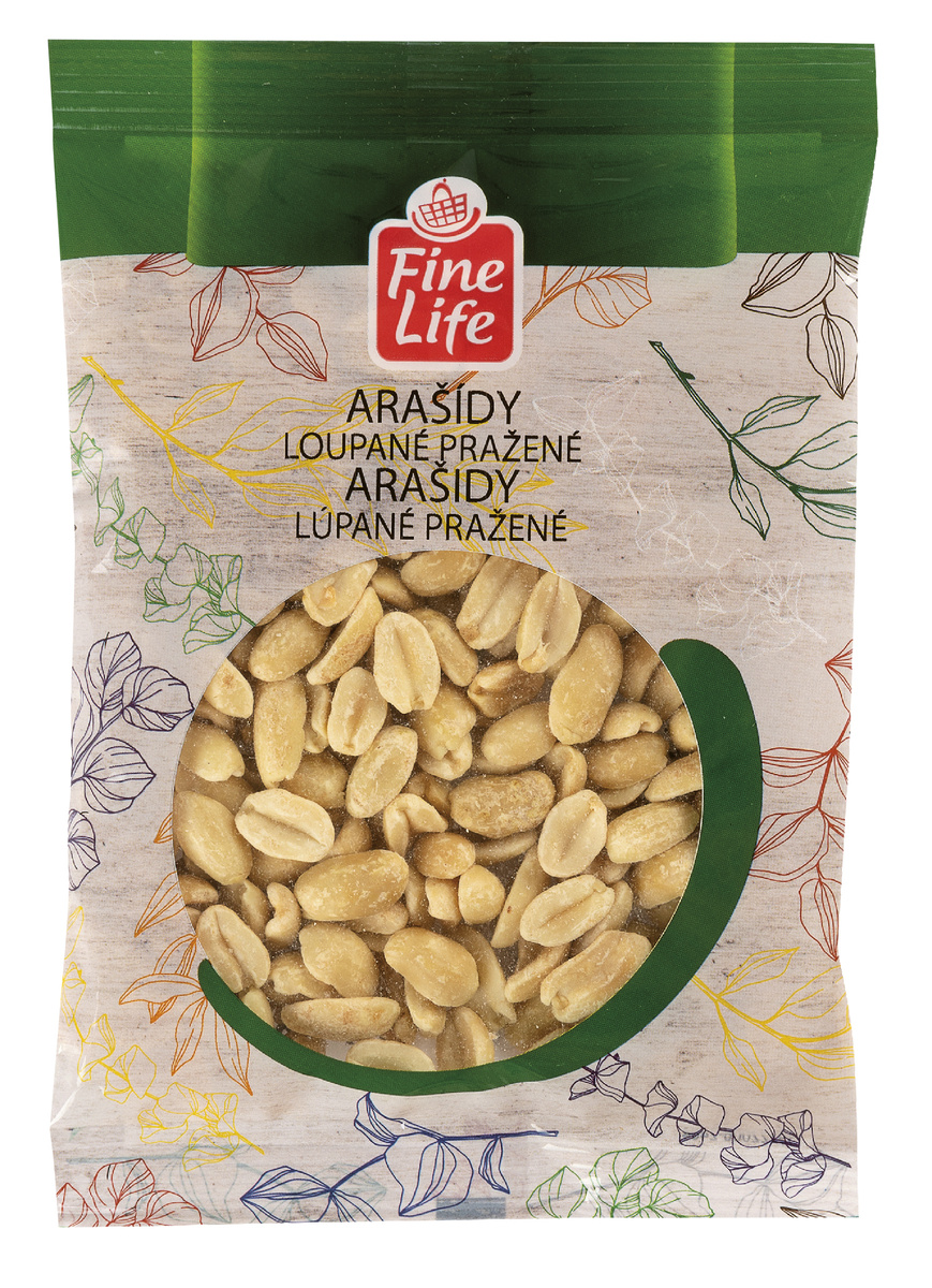 Fine Life Arašidy pražené lúpané 100 g