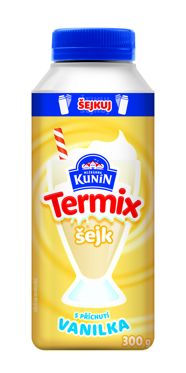 MLÉKÁRNA KUNÍN Termix šejk vanilka chlad. 9 x 300 g