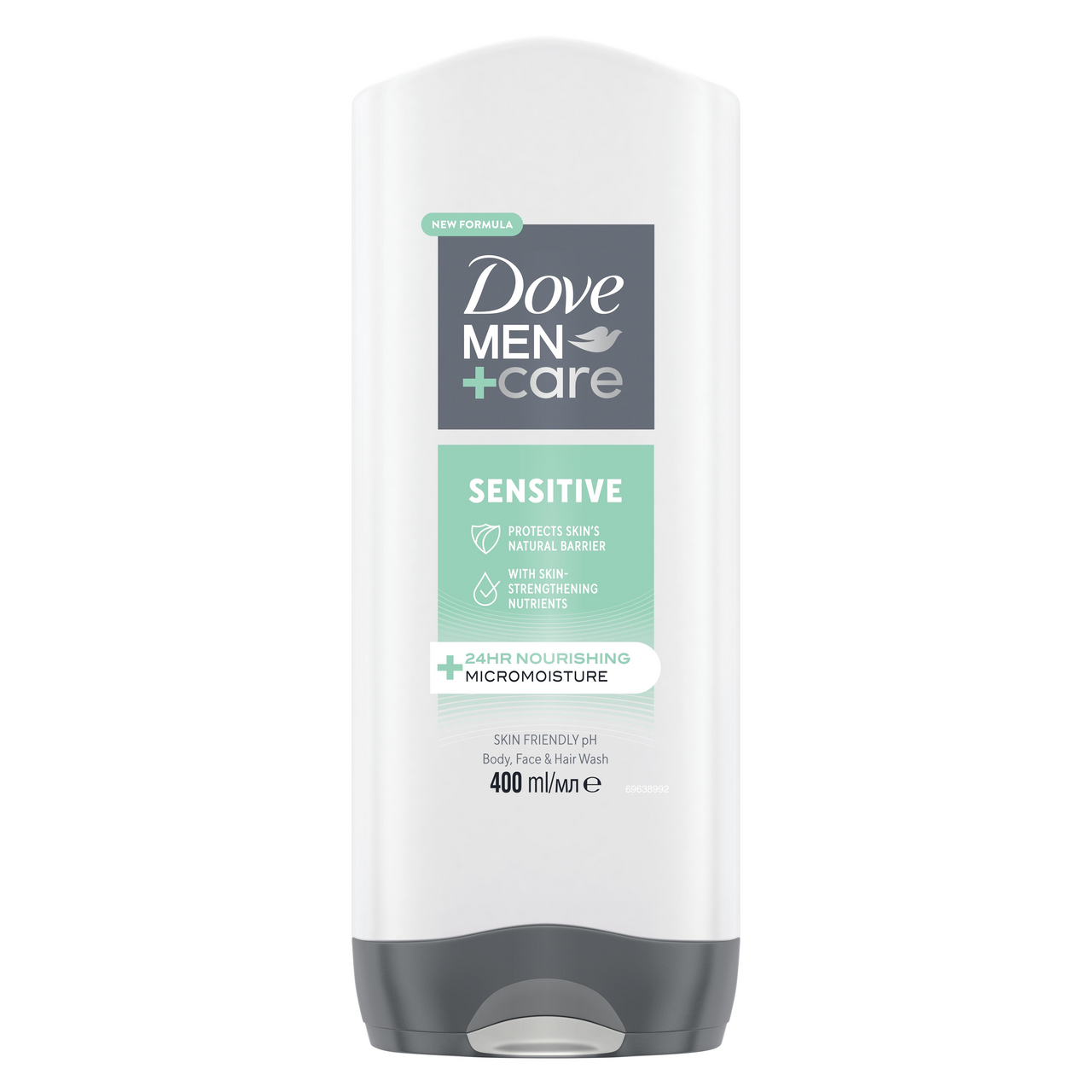 Dove Men Sensitive sprchový gél 400 ml