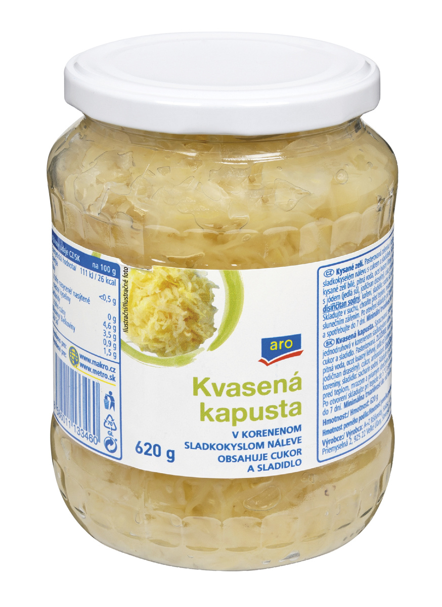 aro Kvasená kapusta 620 g
