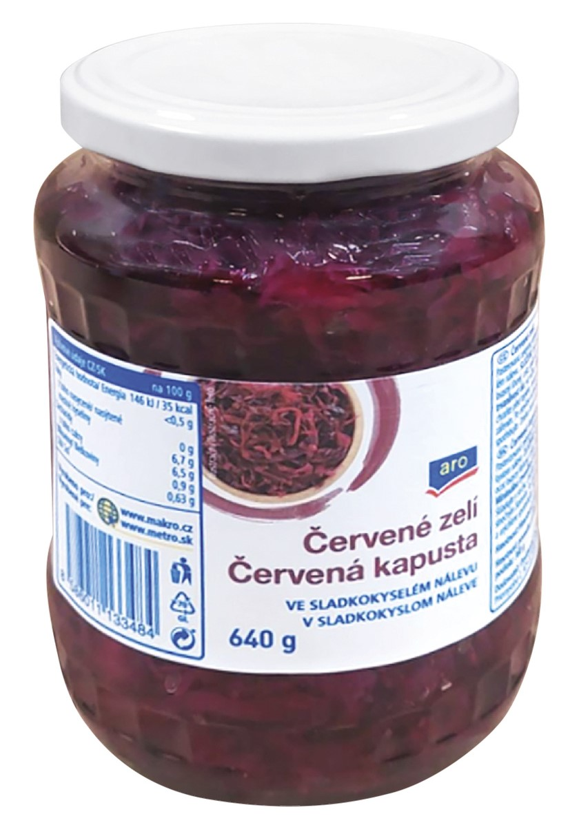 aro Červená kapusta 640 g
