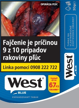 West Blue tabak kolok G 10 x 30 g