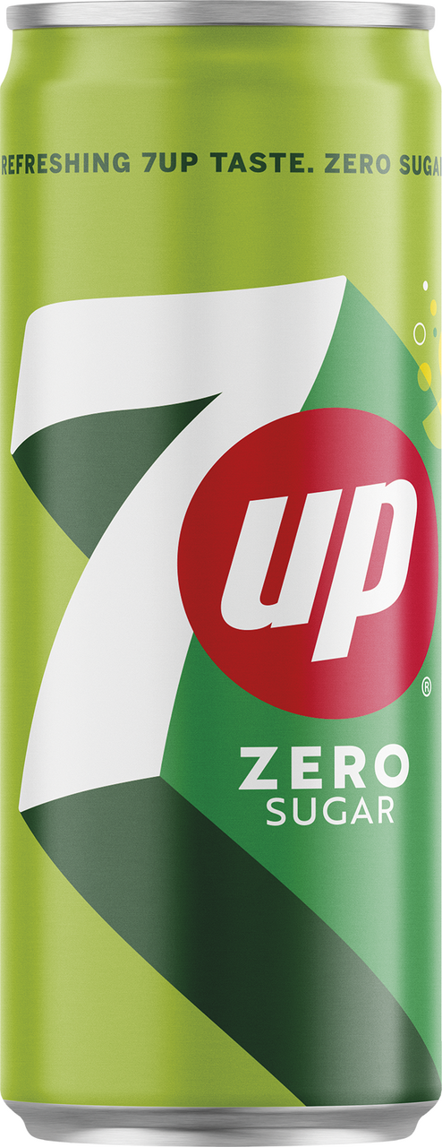 7up ZERO Sugar 24 x 330 ml vratná plechovka