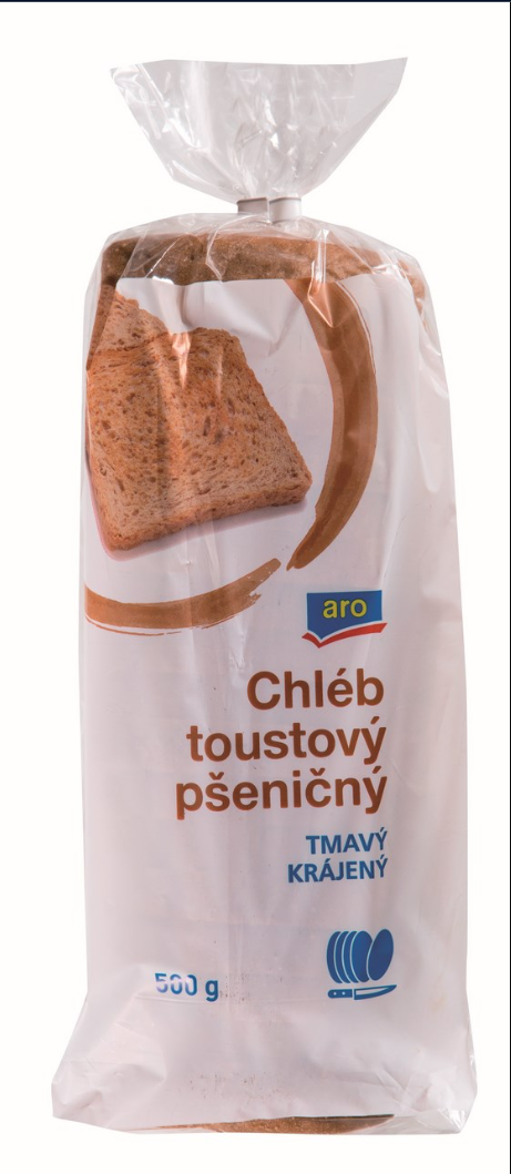 aro Chlieb toastový tmavý 500 g