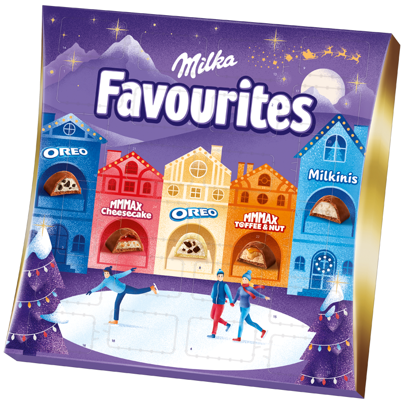 Milka Favourites adventný kalendár 206 g