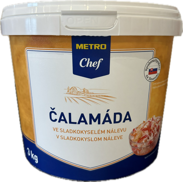METRO Chef Čalamáda v sladkokyslom náleve chlad. 3 kg