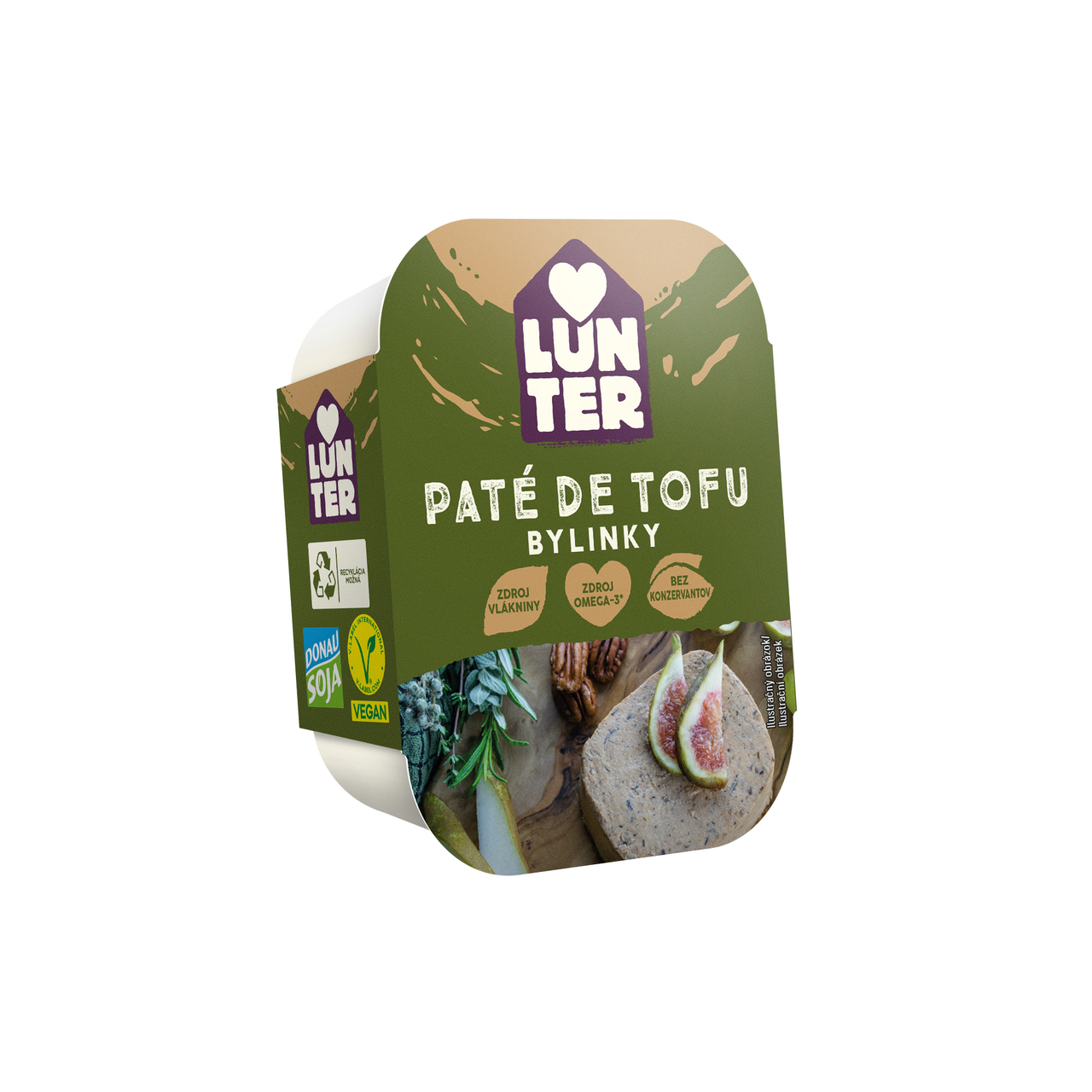 LUNTER Paté De Tofu bylinky chlad. 150 g