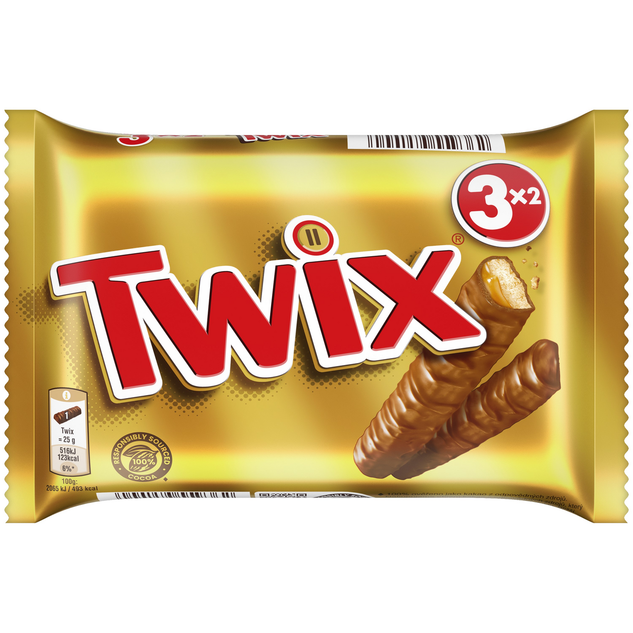 Twix Tyčinka 3 pack 150 g