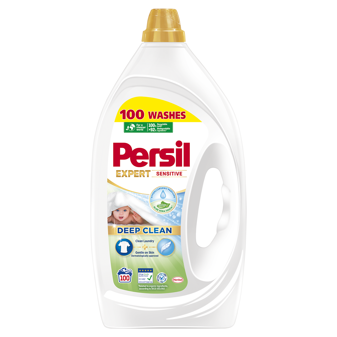 Persil Deep Clean Sensitive prací gél (100 praní) 4,5 l