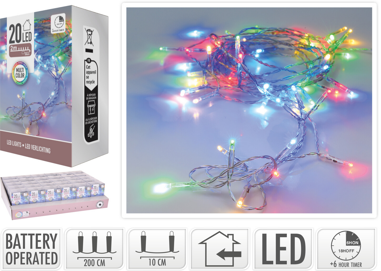 Koopman Reťaz 20 LED multi 1 ks