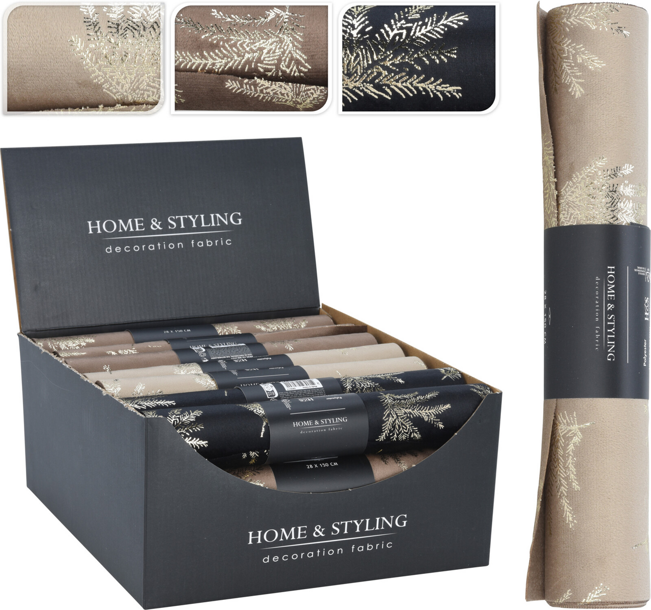 Koopman Látka dekoračná 28 x 150 cm prírodná 1 ks