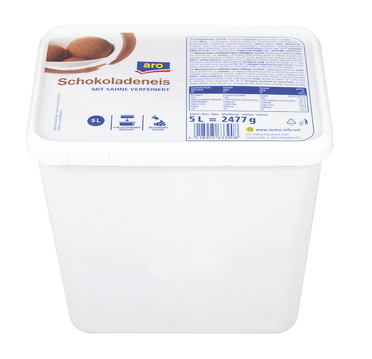 aro Zmrzlina kakao mraz. 5 l