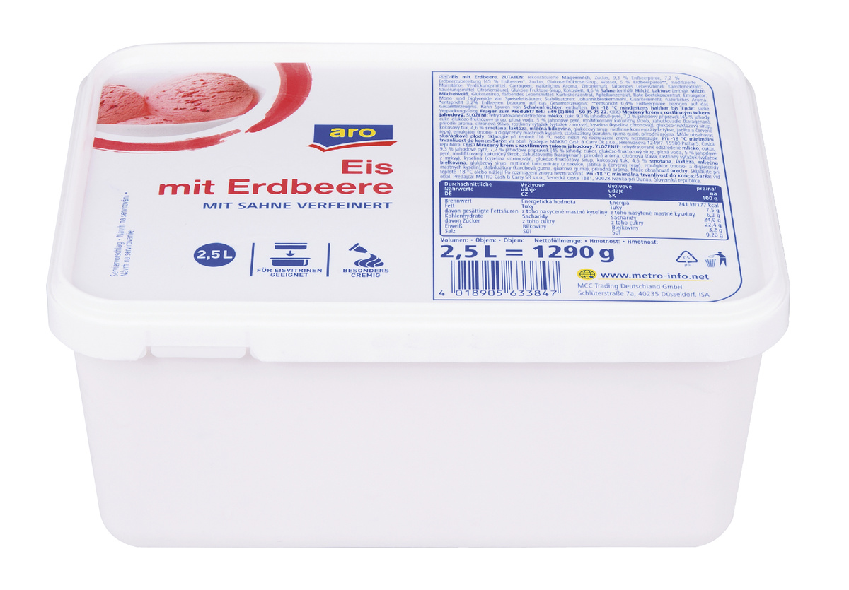 aro Zmrzlina jahoda mraz. 2,5 l