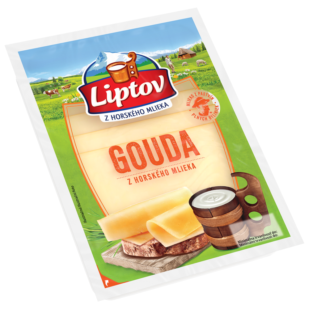 LIPTOV GOUDA plátky chlad. 90 g