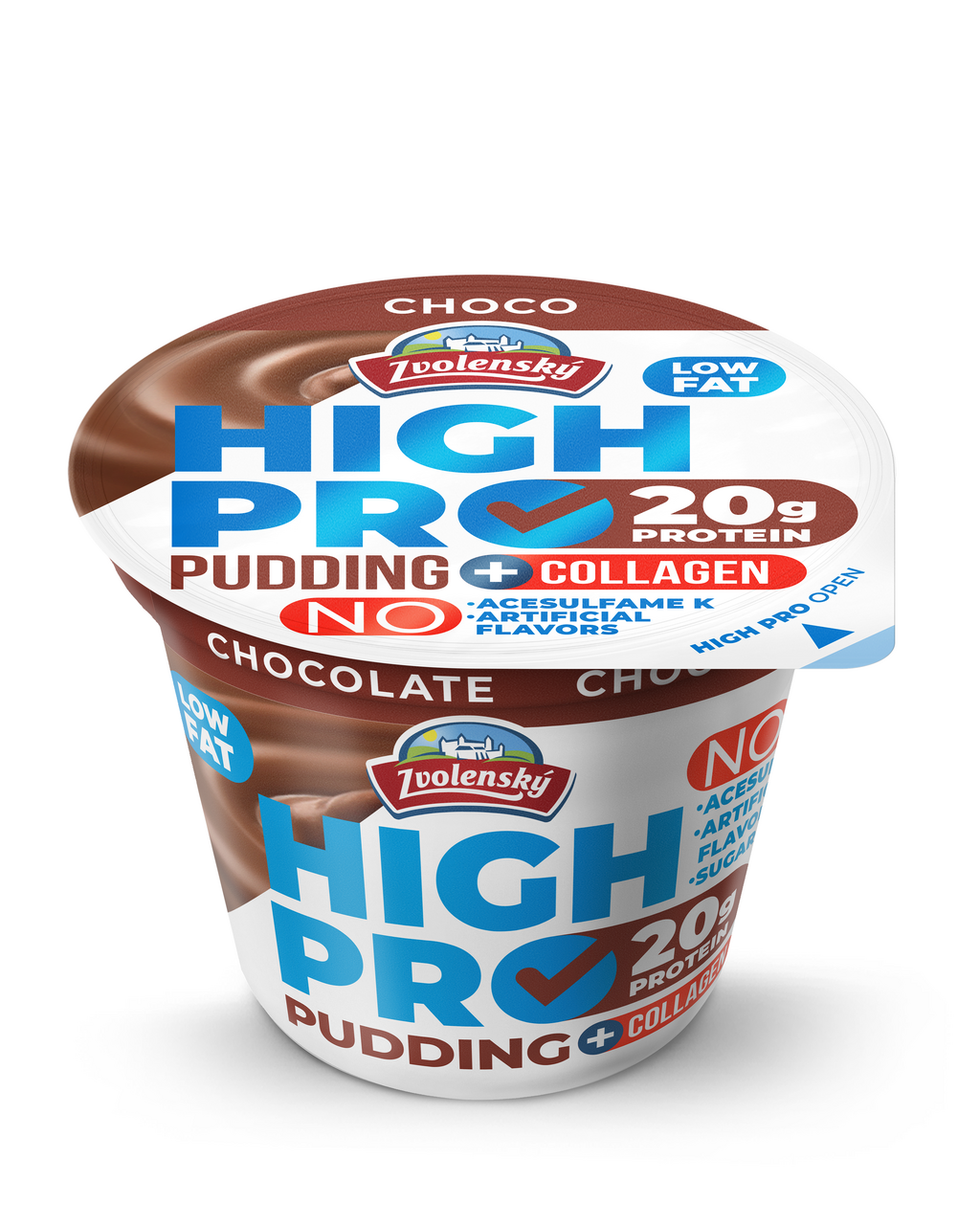 Zvolenský HIGH PROTEIN Pudding čokoláda chlad. 200 g