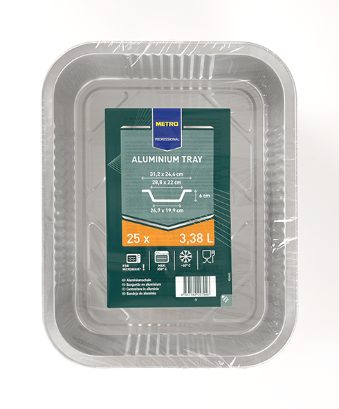 METRO PROFESSIONAL Nádoba 3,38 l hliník 25 ks