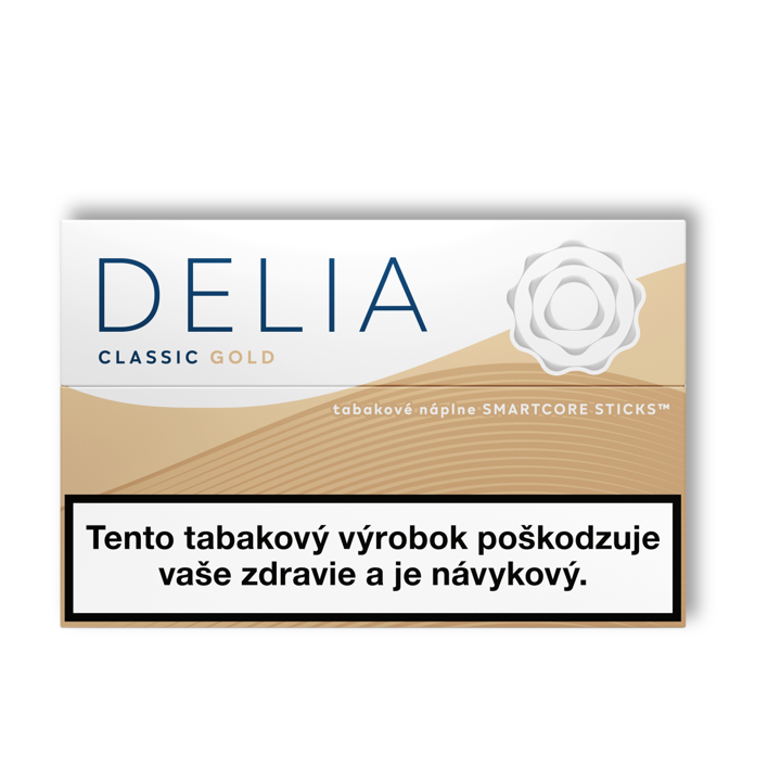 DELIA Classic Gold tabaková náplň 10 ks