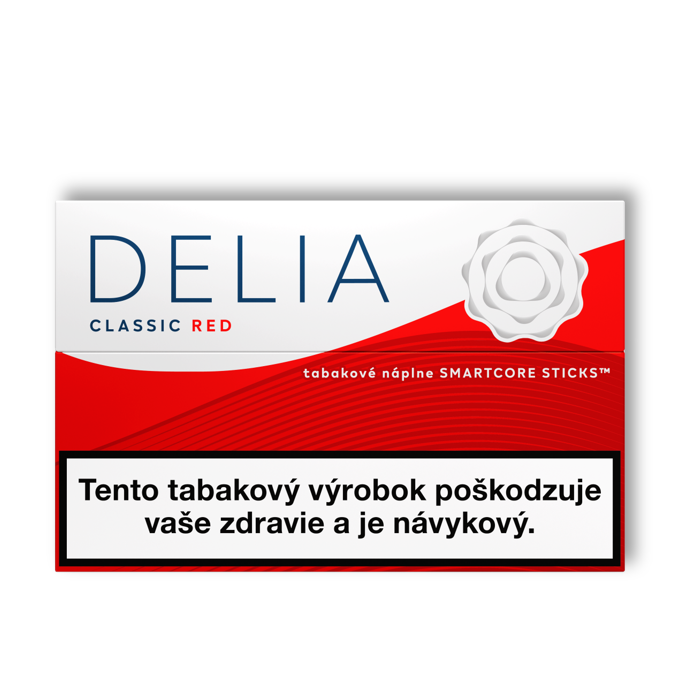DELIA Classic Red tabaková náplň 10 ks