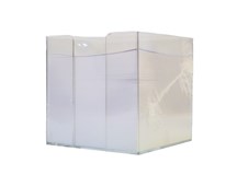 Krabička transparentná s poznámkovými blokmi 9,5 cm 700 listov biely SIGMA 1 ks