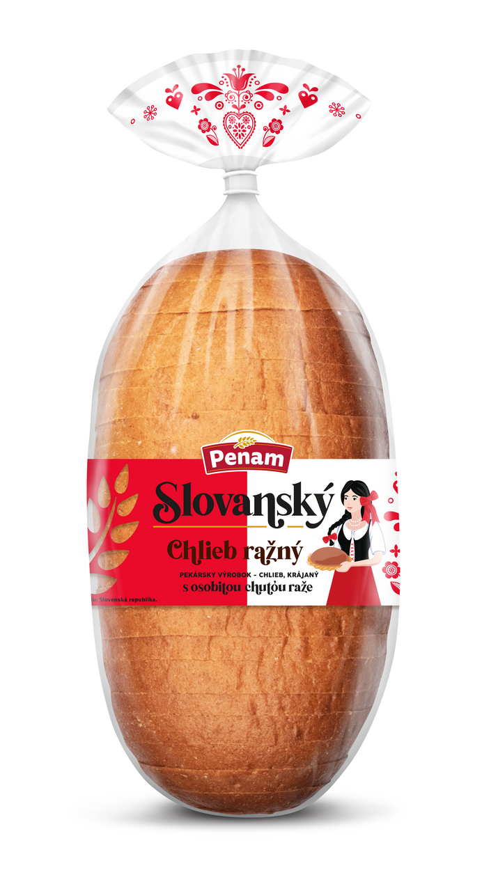 Penam Slovanský chlieb ražný balený krájaný 500 g