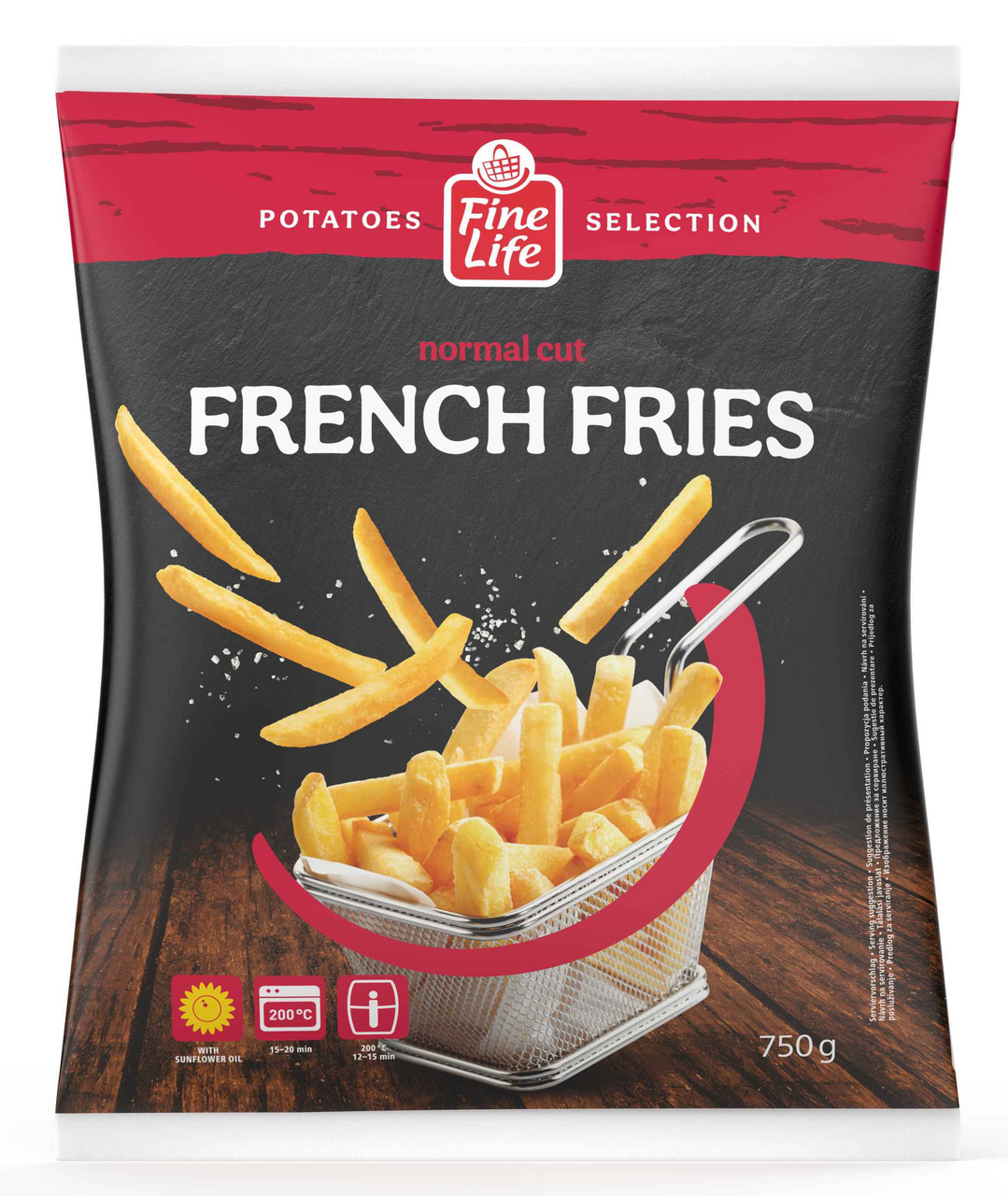 Fine Life Hranolky 9 x 9 mraz. 750 g