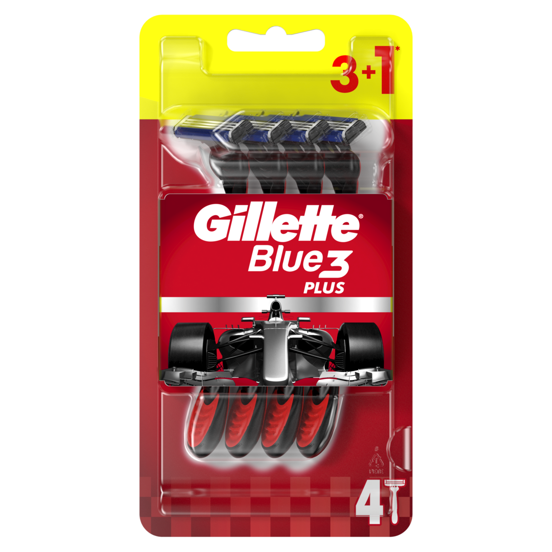Gillette Blue3 Plus žiletky 4 ks