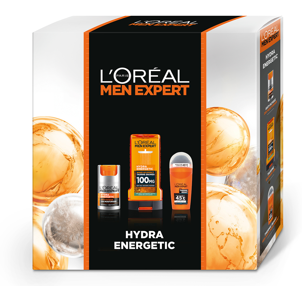 L'ORÉAL Men Expert Hydra Energetic darčeková sada (sprch.gél + deo + krém) kazeta