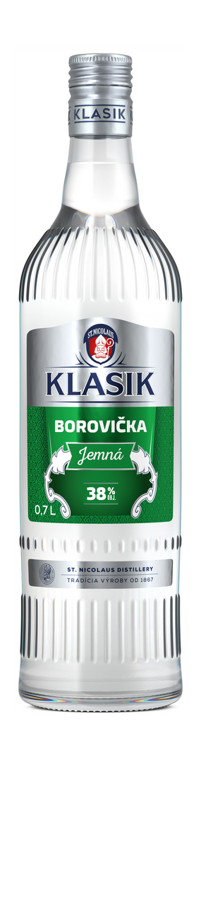 KLASIK Borovička jemná 38% 700 ml