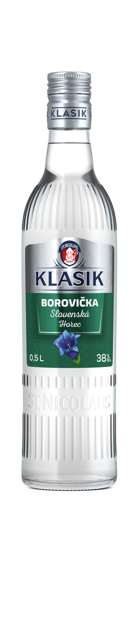 KLASIK Borovička Slovenská Horec 38% 500 ml