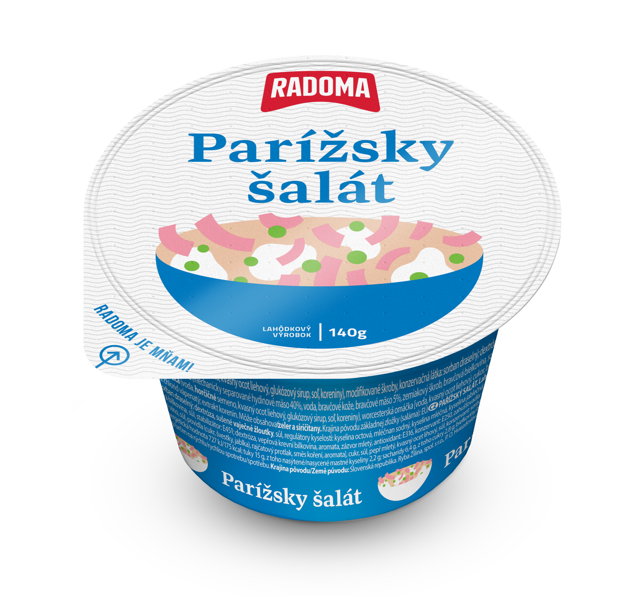 RADOMA Parížsky šalát chlad. 140 g