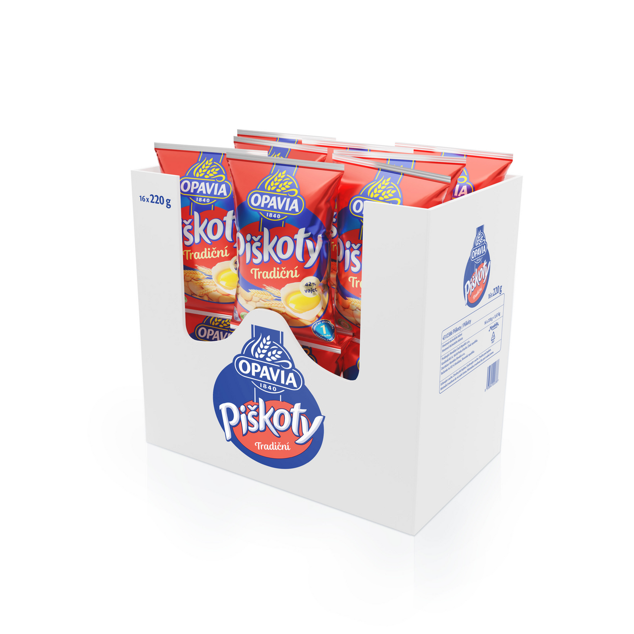 OPAVIA Piškoty 16 x 220 g