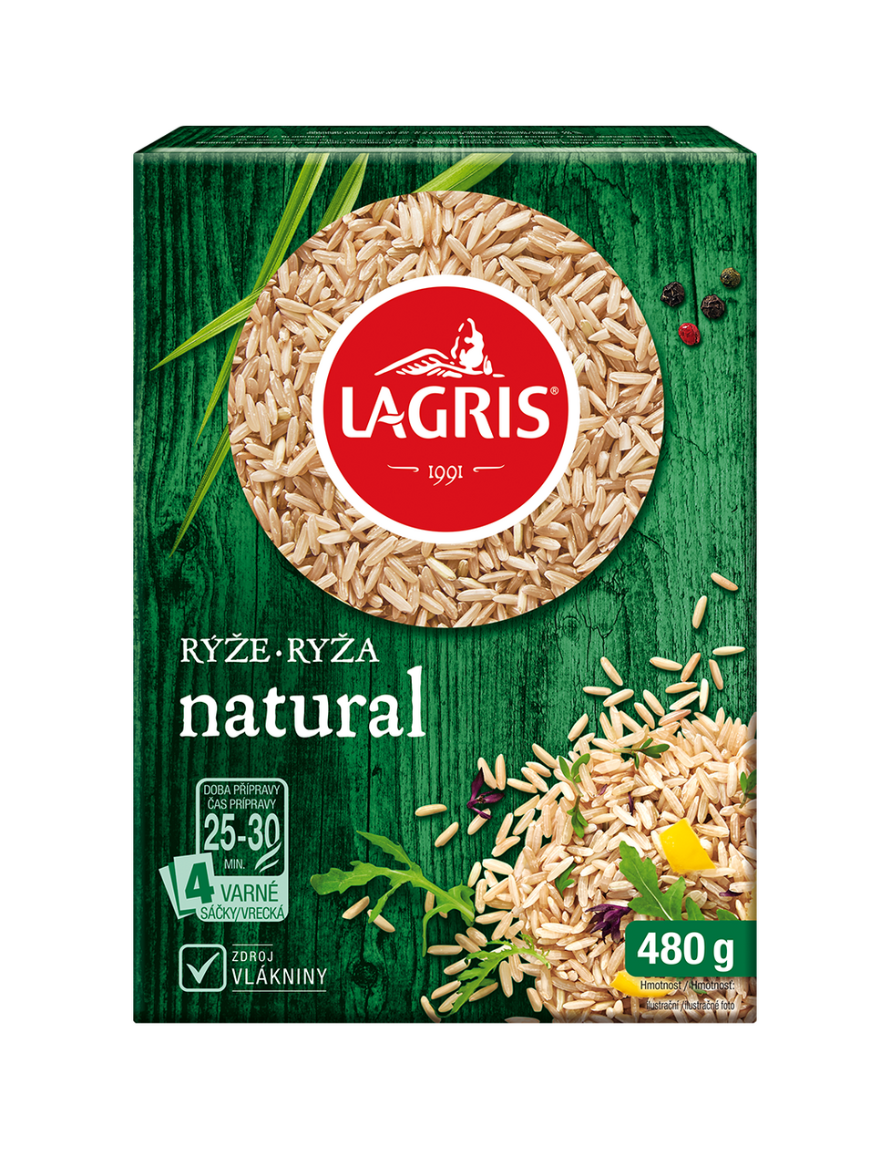 LAGRIS Ryža natural 480 g