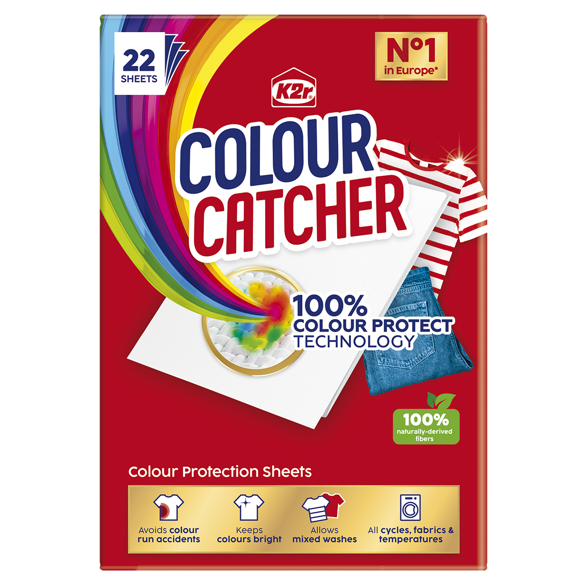 K2R Colour Catcher obrúsky na ochranu prádla 22 ks 38 g