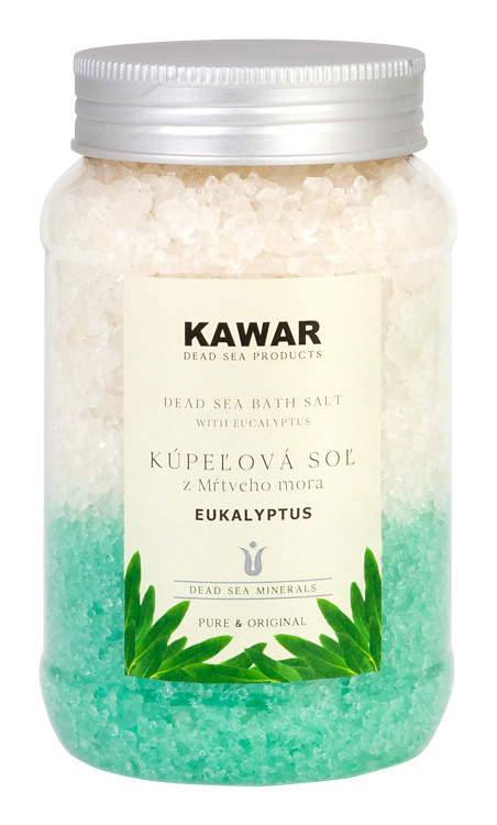 KAWAR Kúpeľová soľ eucalyptus 500 g
