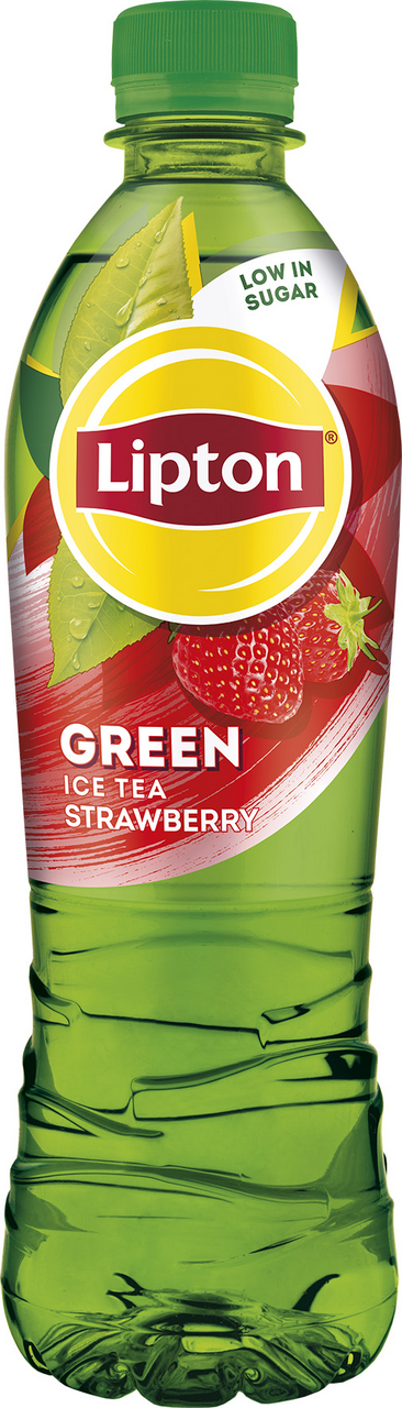 Lipton Zelený ľadový čaj jahoda 12 x 500 ml vratná PET fľaša