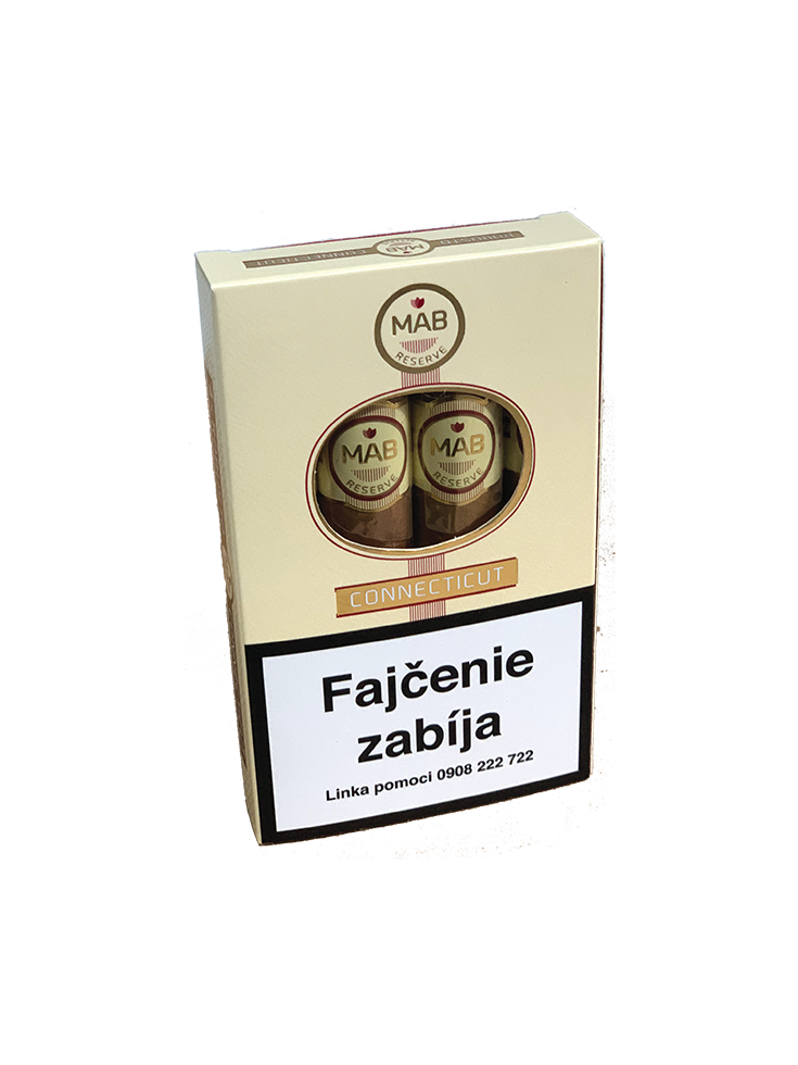 MAB Robusto Connecticut cigary 4 ks 51,6 g
