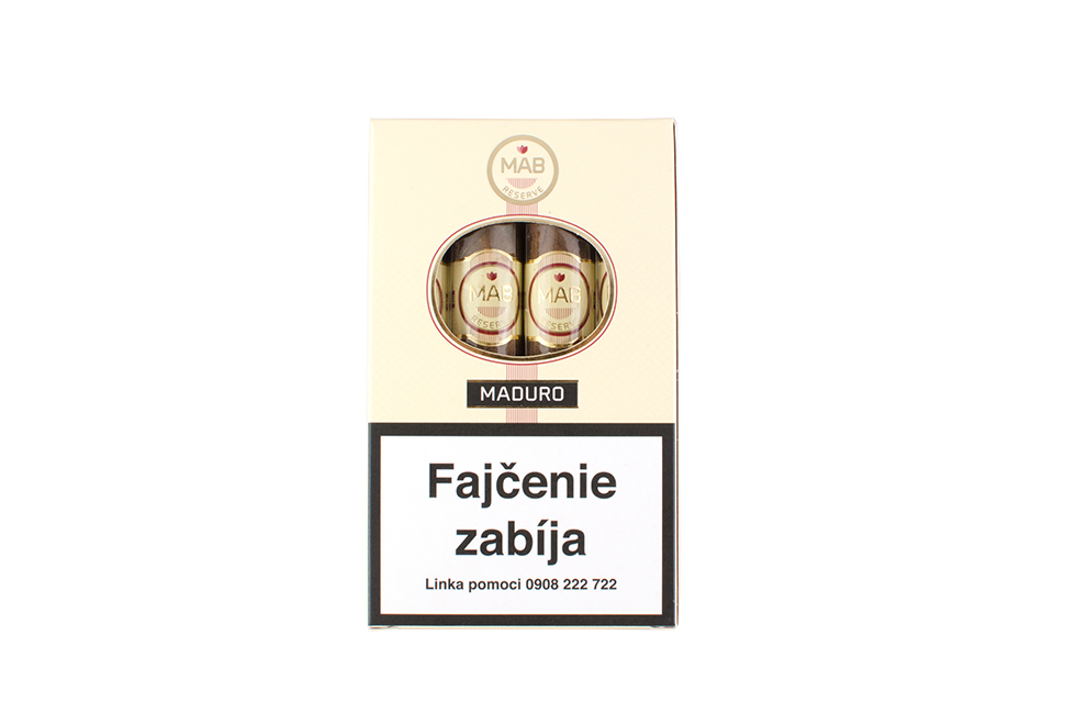 MAB Robusto Maduro cigary 4 ks 51,6 g