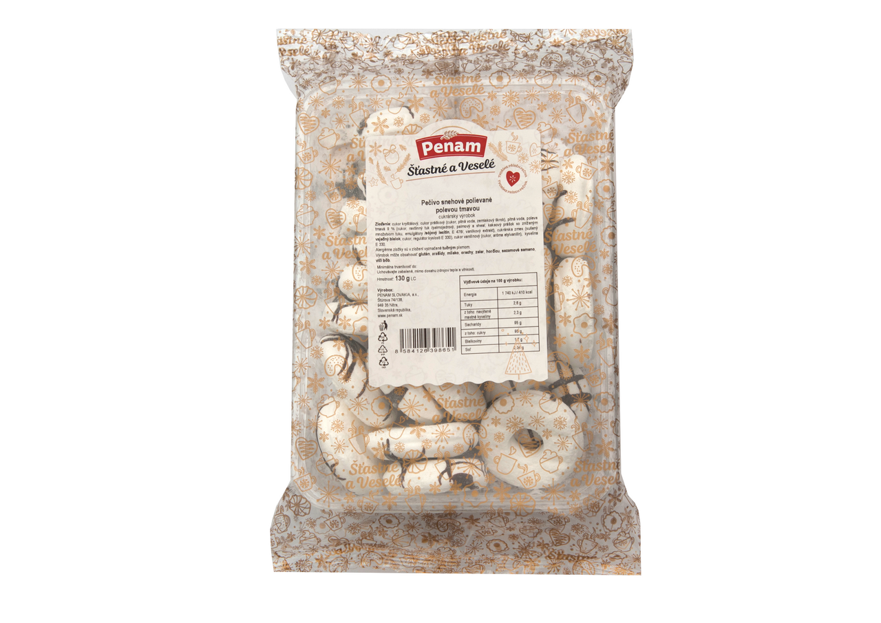 Penam Snehové pečivo s polevou 130 g